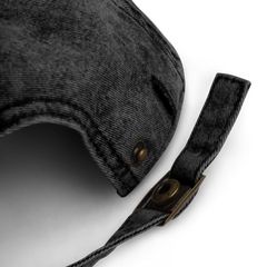 Filipina Embroidered Vintage Cotton Twill Cap