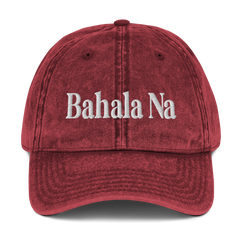 Bahala Na Vintage Cotton Twill Cap
