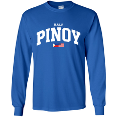 Half Pinoy FILAM Flag Youth Long Sleeve T-Shirt