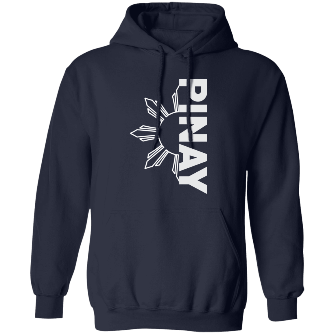 Pinay in Vertical Half Sun Unisex Pullover Hoodie