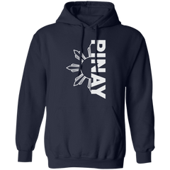 Pinay in Vertical Half Sun Unisex Pullover Hoodie