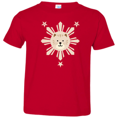 Kids  Yellow Sun Cat Toddler Jersey T-Shirt