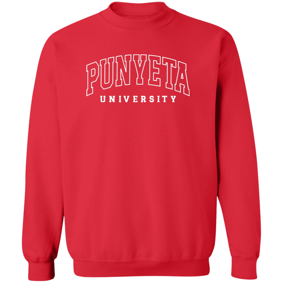 Punyeta University Unisex Crewneck Pullover Sweatshirt