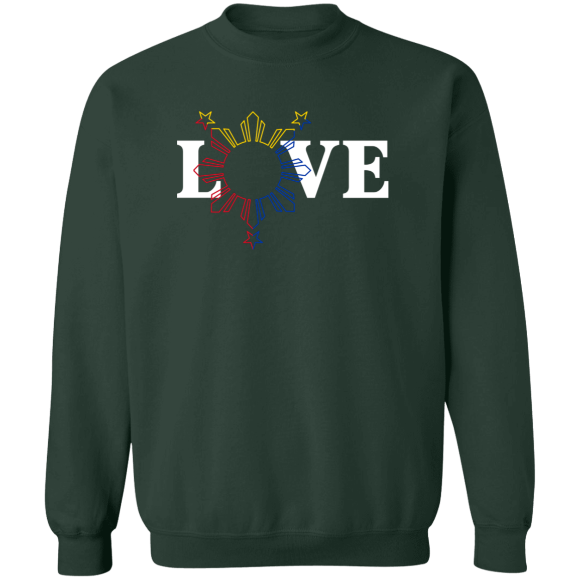 Love and Sun and Stars Unisex Crewneck Pullover Sweatshirt