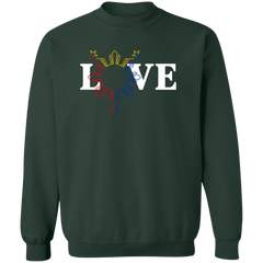 Love and Sun and Stars Unisex Crewneck Pullover Sweatshirt