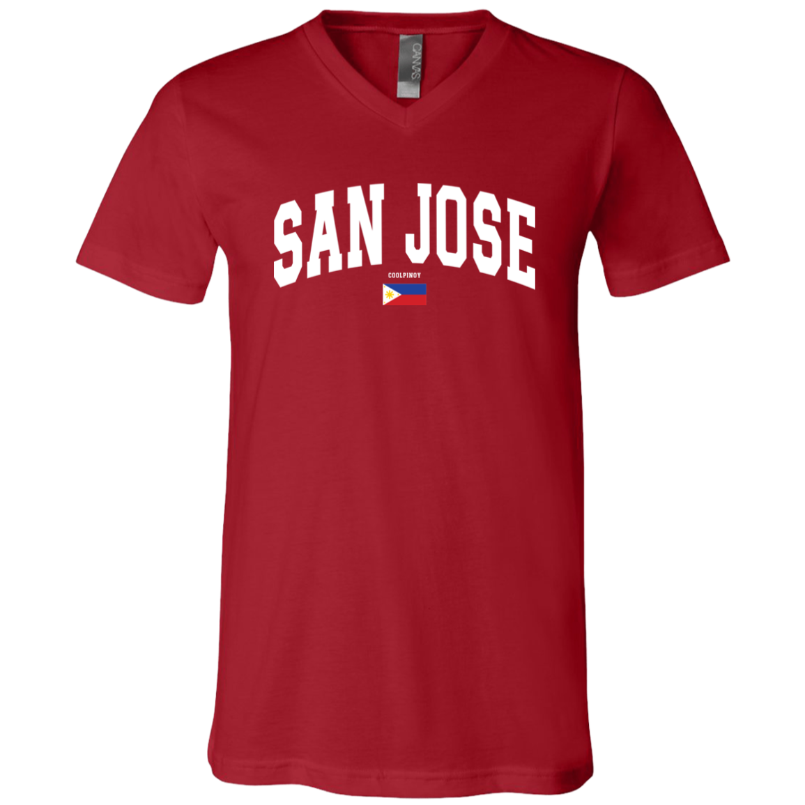 San Jose Unisex Jersey V-Neck T-Shirt