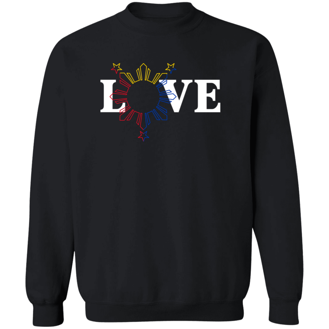 Love and Sun and Stars Unisex Crewneck Pullover Sweatshirt