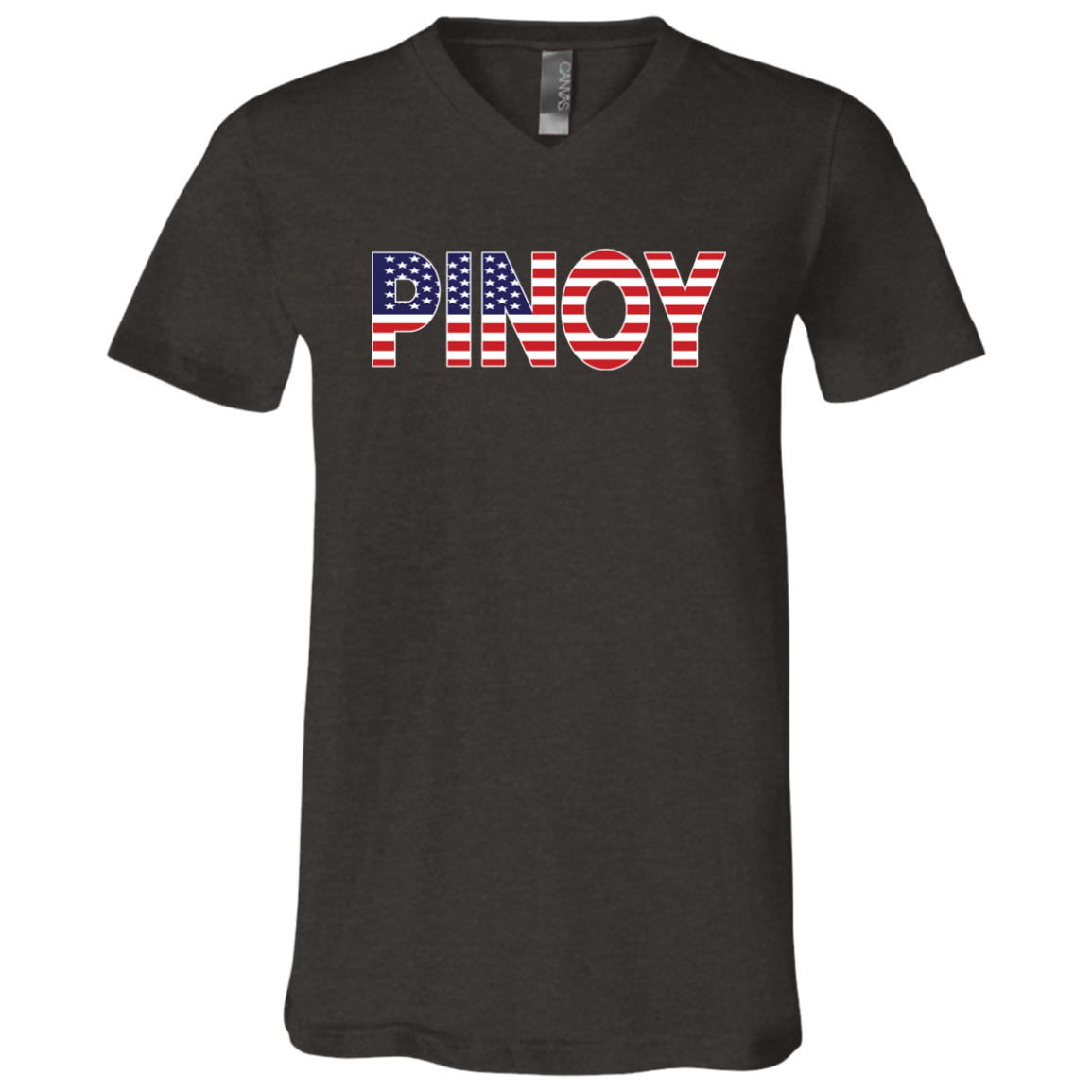 Pinoy American Unisex Jersey V-Neck T-Shirt