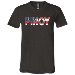 Pinoy American Unisex Jersey V-Neck T-Shirt