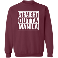 Straight Outta Manila Unisex Crewneck Pullover Sweatshirt