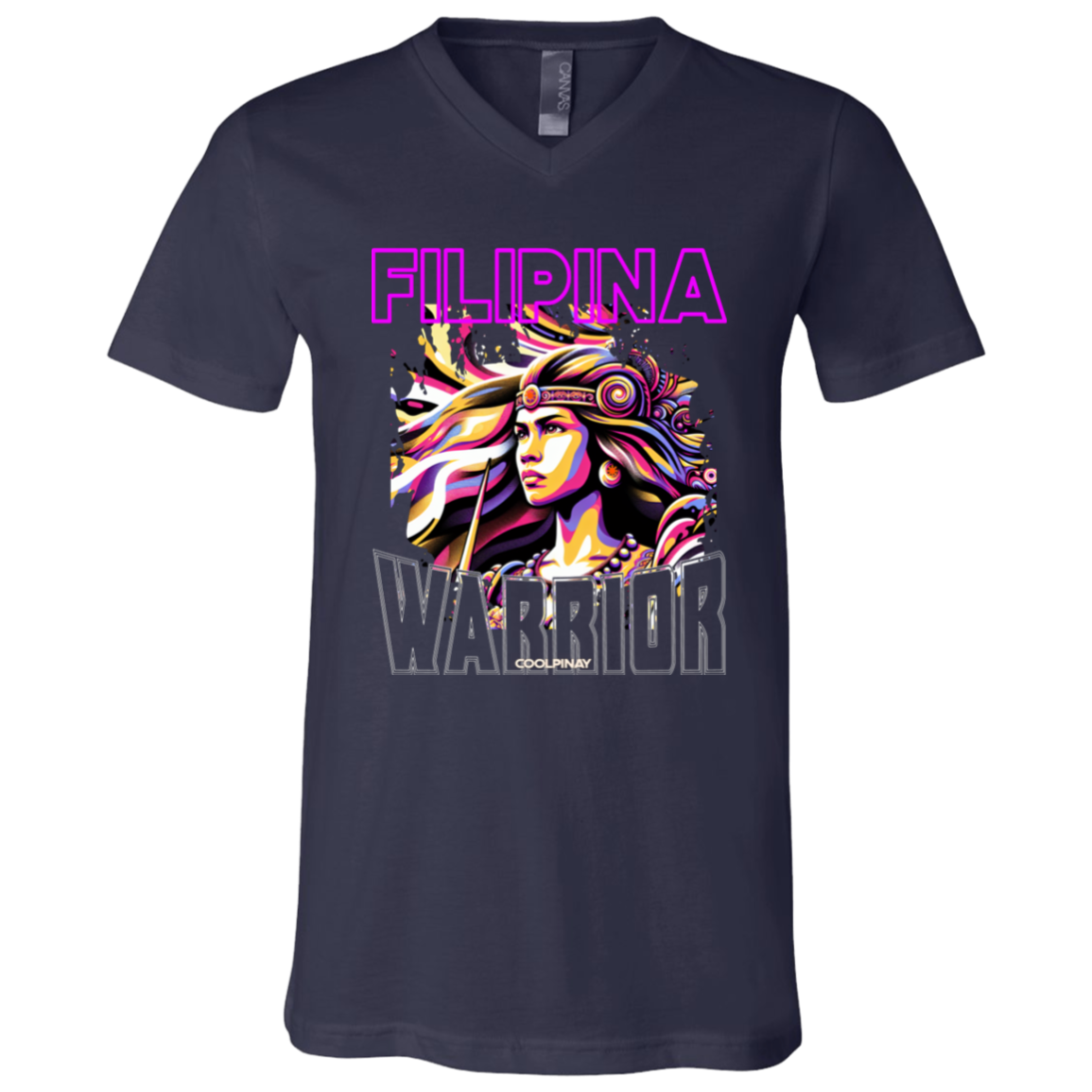 Filipina Warrior Princess Unisex Jersey V-Neck T-Shirt