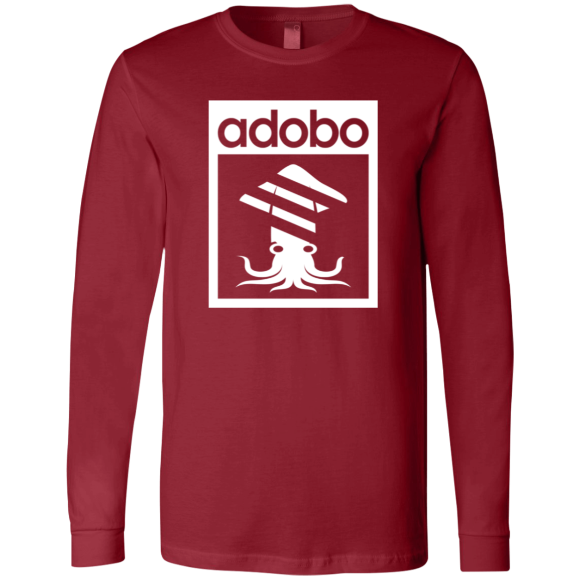 Squid Adobo Mens Jersey Long Sleeve T-Shirt