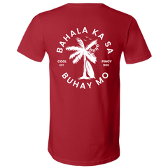 Bahala Ka Sa Buhay Mo Palm Tree Unisex Jersey V-Neck T-Shirt