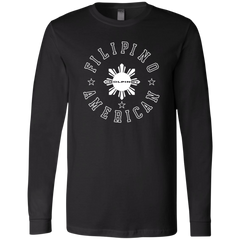 Filipino American White Sun Unisex Jersey Long Sleeve T-Shirt