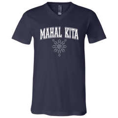 Mahal Kita University CP Unisex Jersey V-Neck T-Shirt