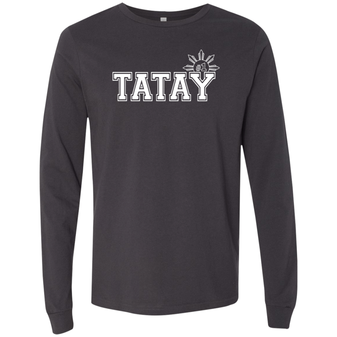 No 1 Tatay Mens Jersey Long Sleeve T-Shirt