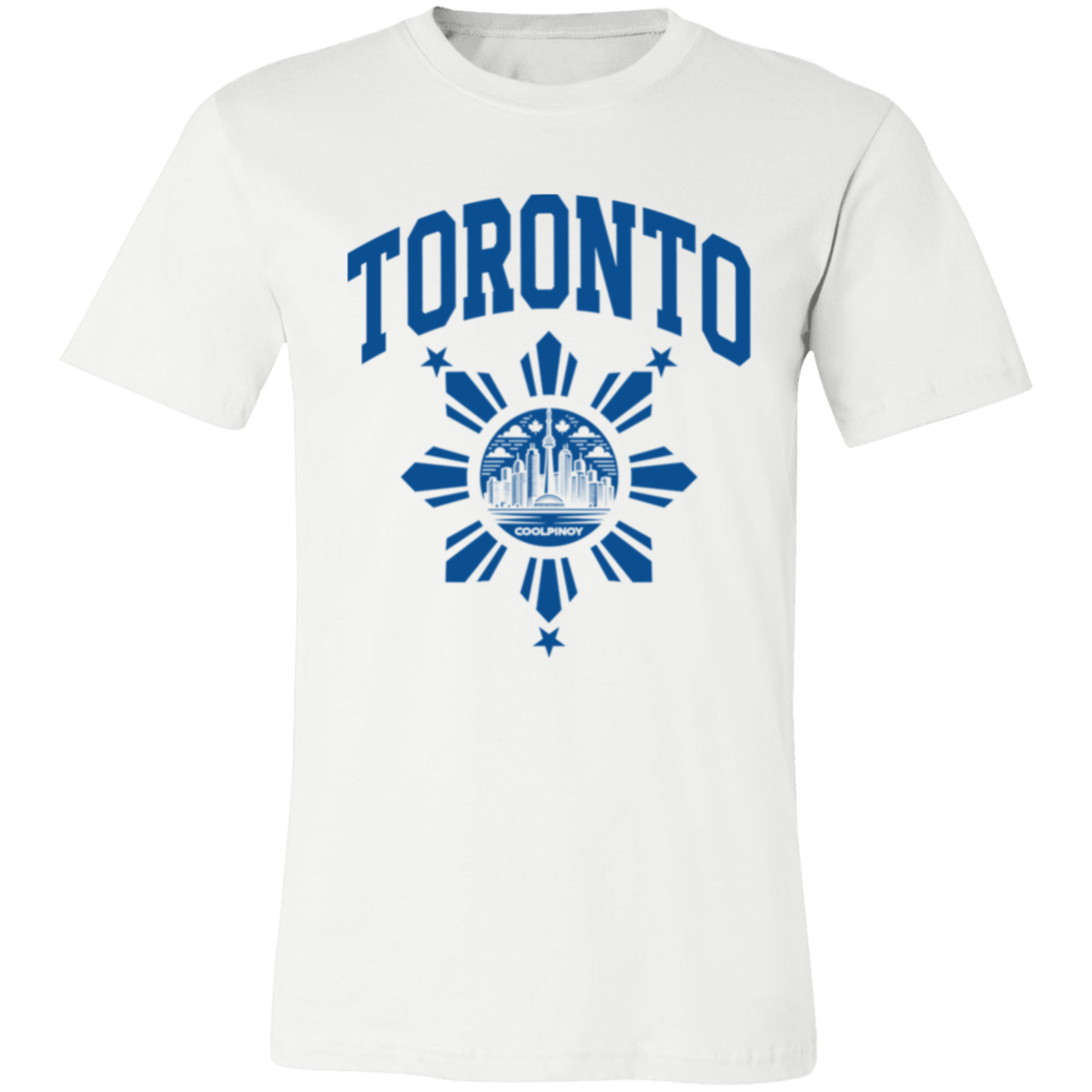 Toronto with Sun and Stars Unisex Jersey T-Shirt