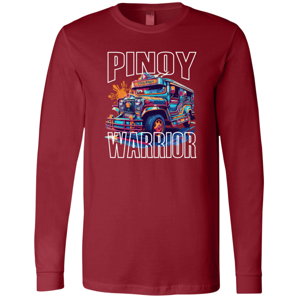 Filipino Warrior Jeepney Unisex Jersey Long Sleeve T-Shirt