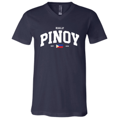 Half Pinoy Unisex Jersey V-Neck T-Shirt