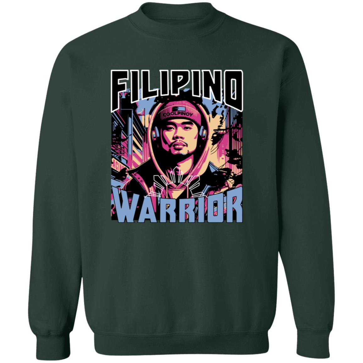 Filipino Street Warrior Unisex Crewneck Pullover Sweatshirt