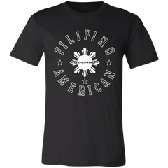 Filipino American White Sun Unisex Jersey T-Shirt