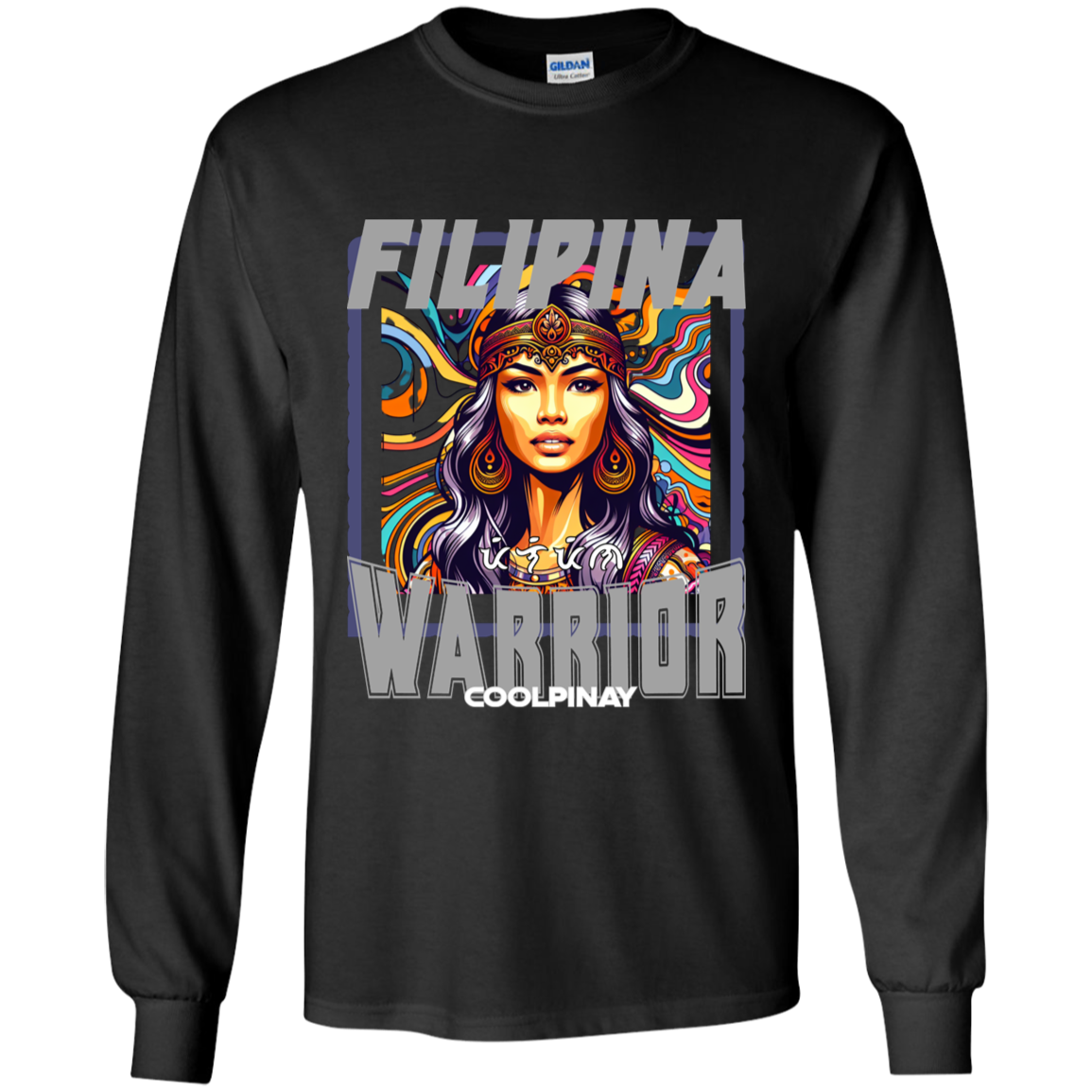 Filipina Warrior Beauty Youth Long Sleeve T-Shirt