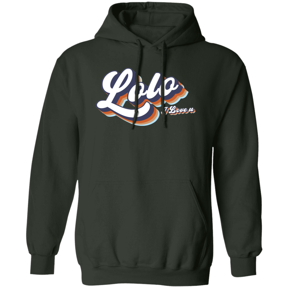 Lolo I Love U Unisex Pullover Hoodie