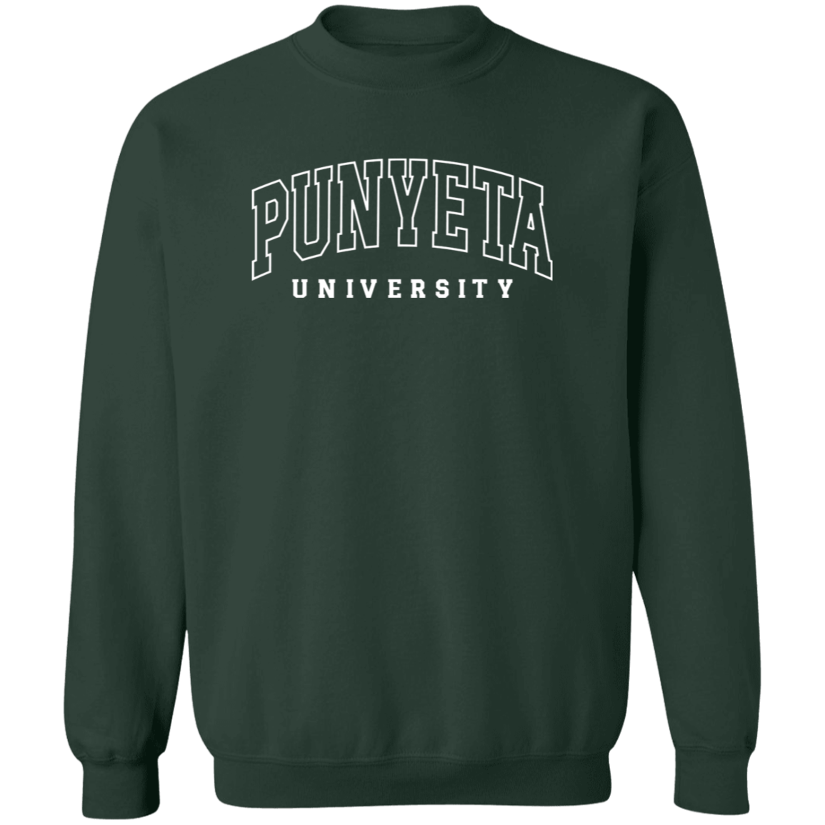 Punyeta University Unisex Crewneck Pullover Sweatshirt