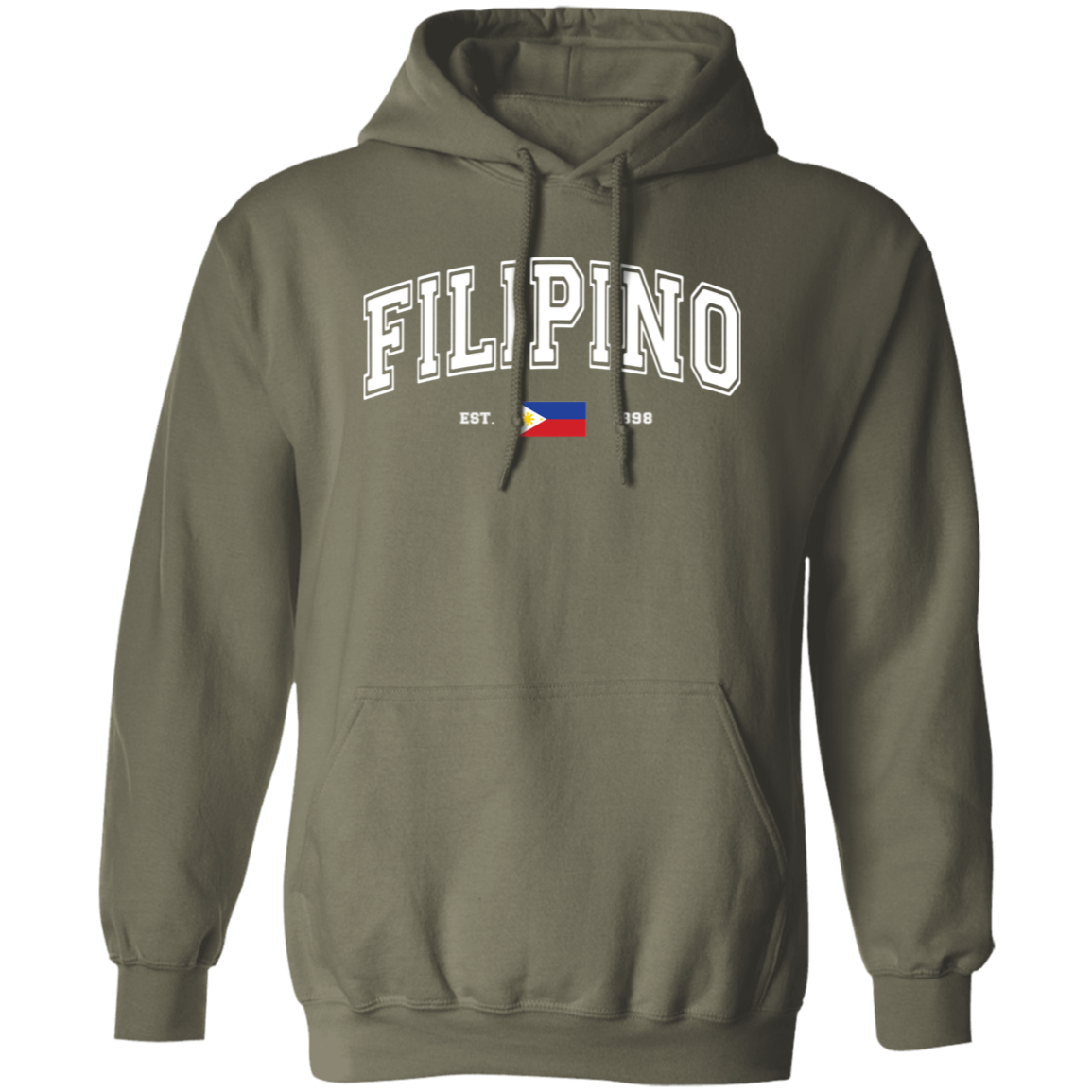 Filipino Est 1898 Unisex Pullover Hoodie