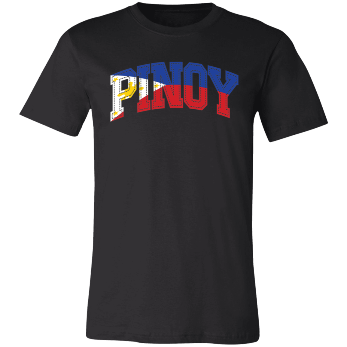 Pinoy with Flag Embedded Unisex Jersey T-Shirt