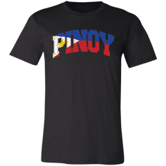 Pinoy with Flag Embedded Unisex Jersey T-Shirt