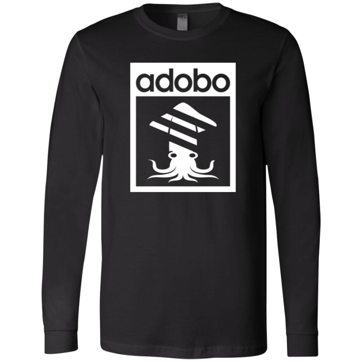 Squid Adobo Mens Jersey Long Sleeve T-Shirt