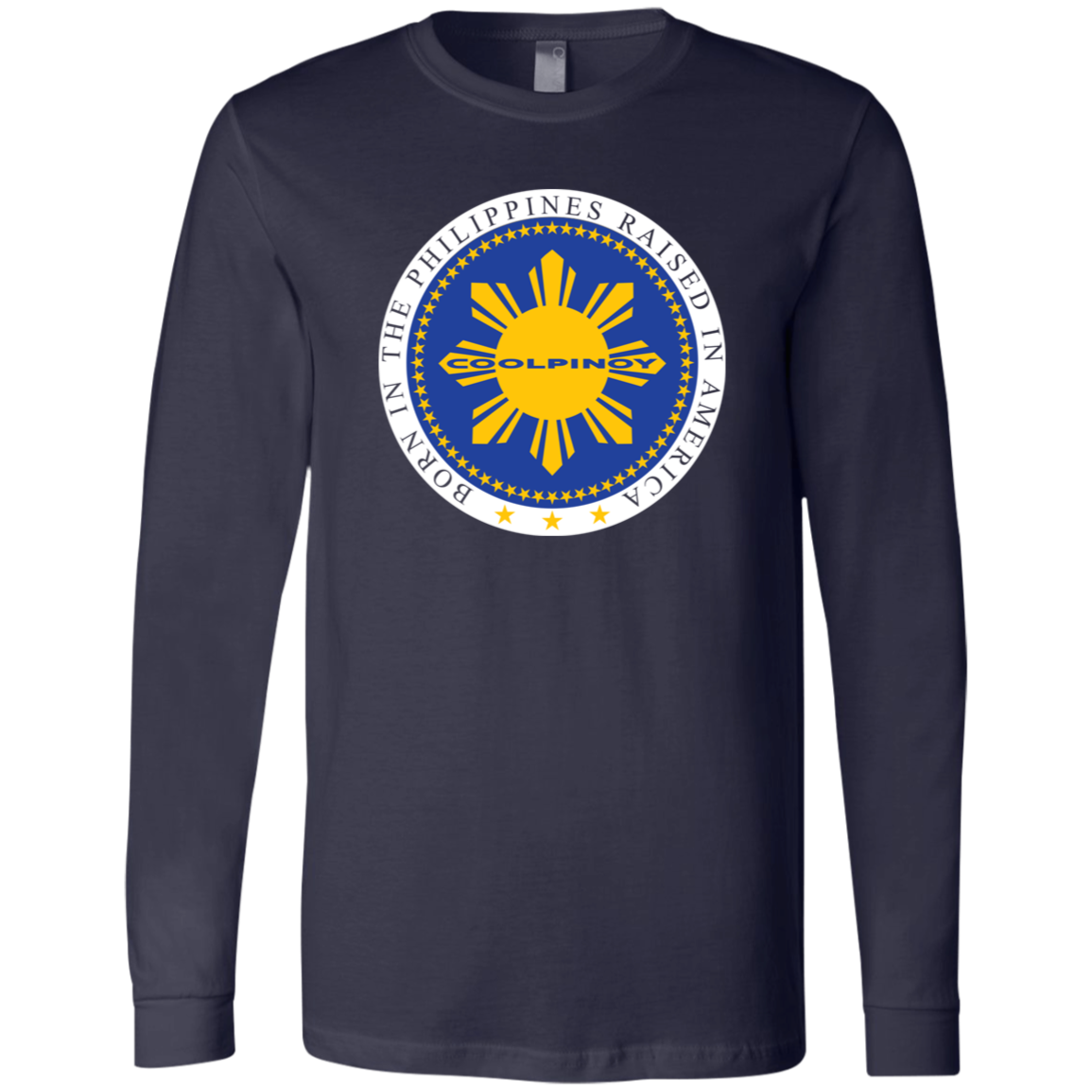 Born in the Philippines Unisex Jersey Long Sleeve T-Shirt