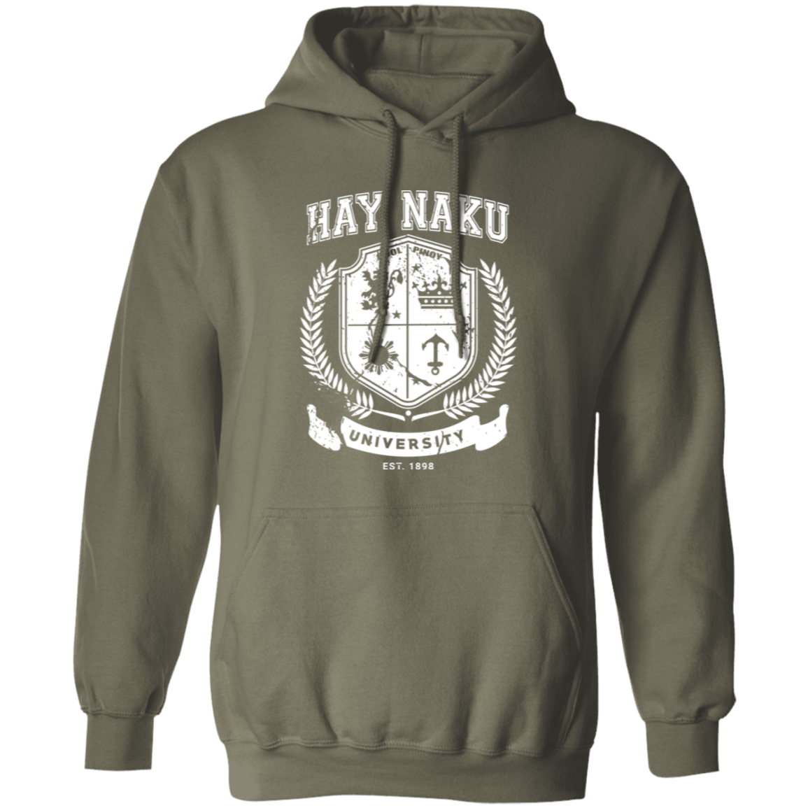 Hay Naku University Distressed CP Unisex Pullover Hoodie