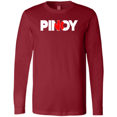 Pinoy Japan Flag Unisex Jersey Long Sleeve T-Shirt