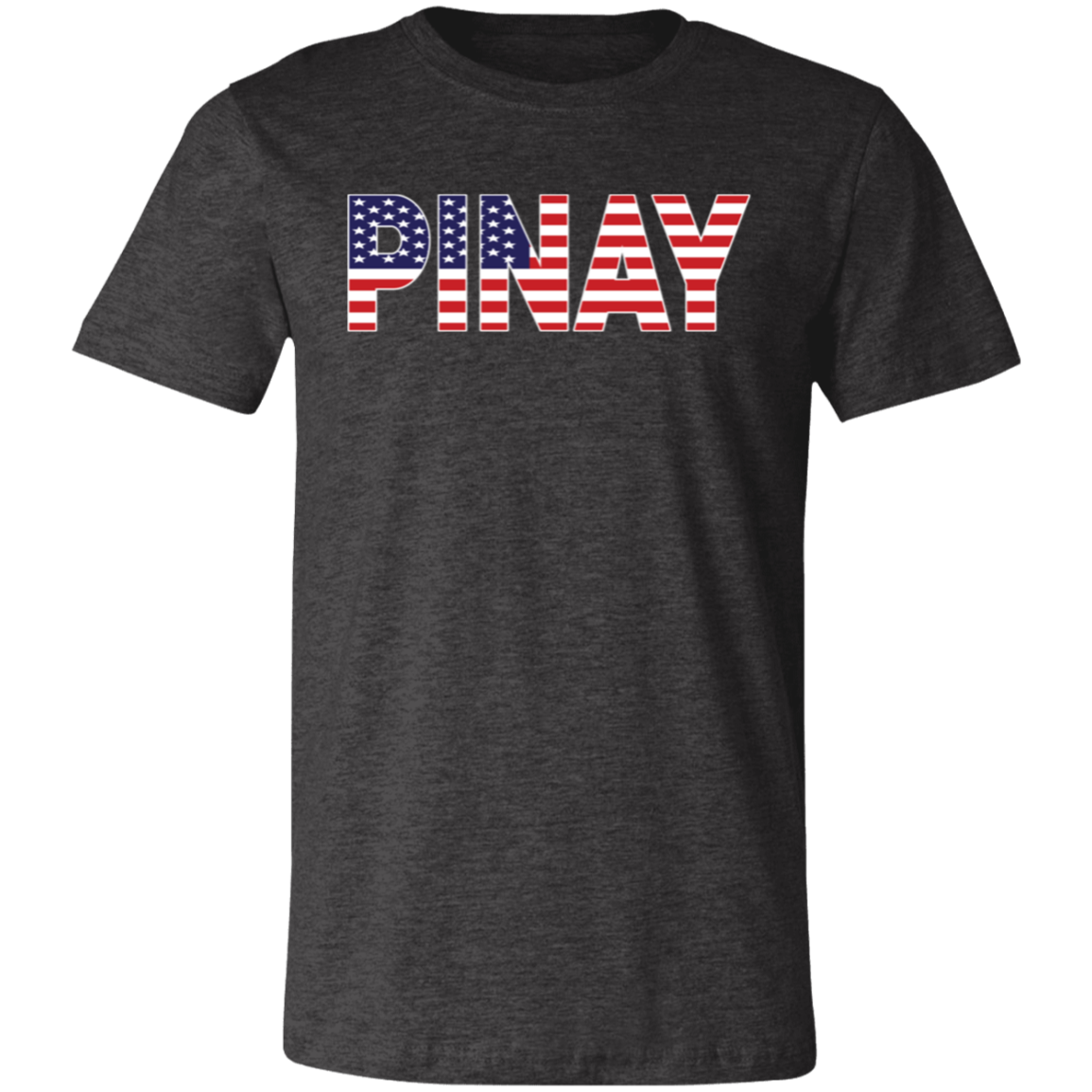 Pinay with US Flag Embedded Unisex Jersey T-Shirt