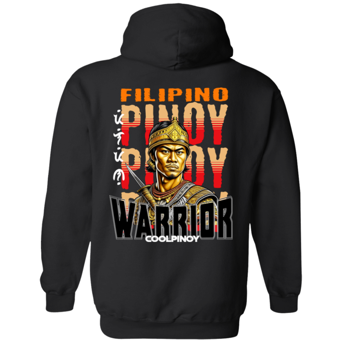 Filipino Warrior King Unisex Pullover Hoodie