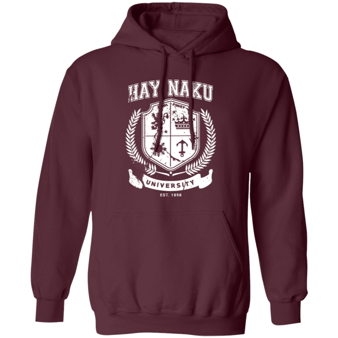 Hay Naku University Distressed CP Unisex Pullover Hoodie