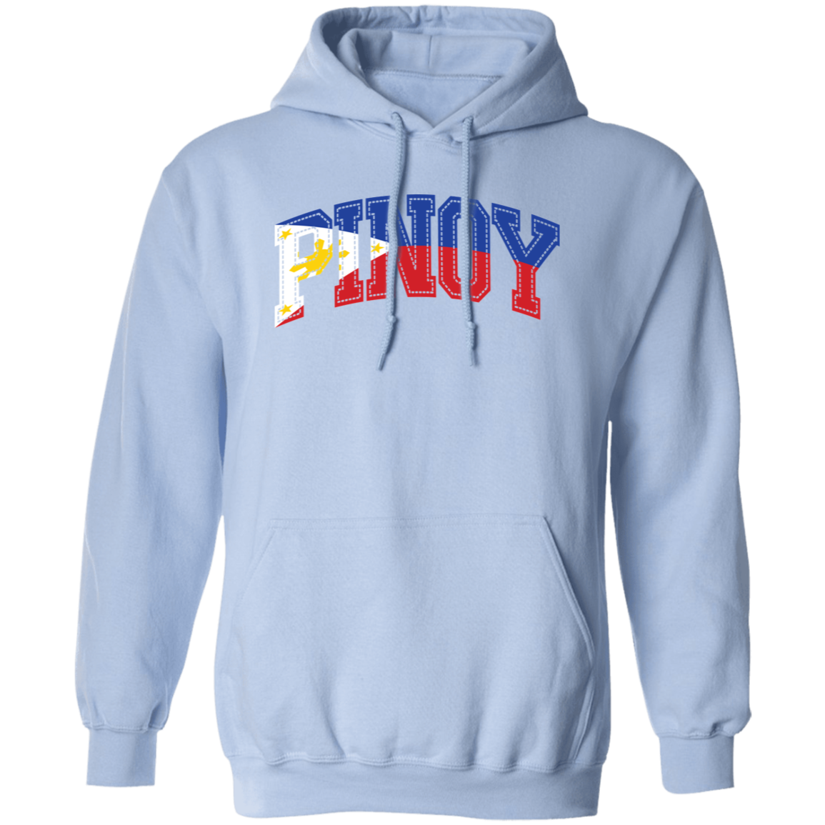 Pinoy with Flag Embedded Unisex Pullover Hoodie