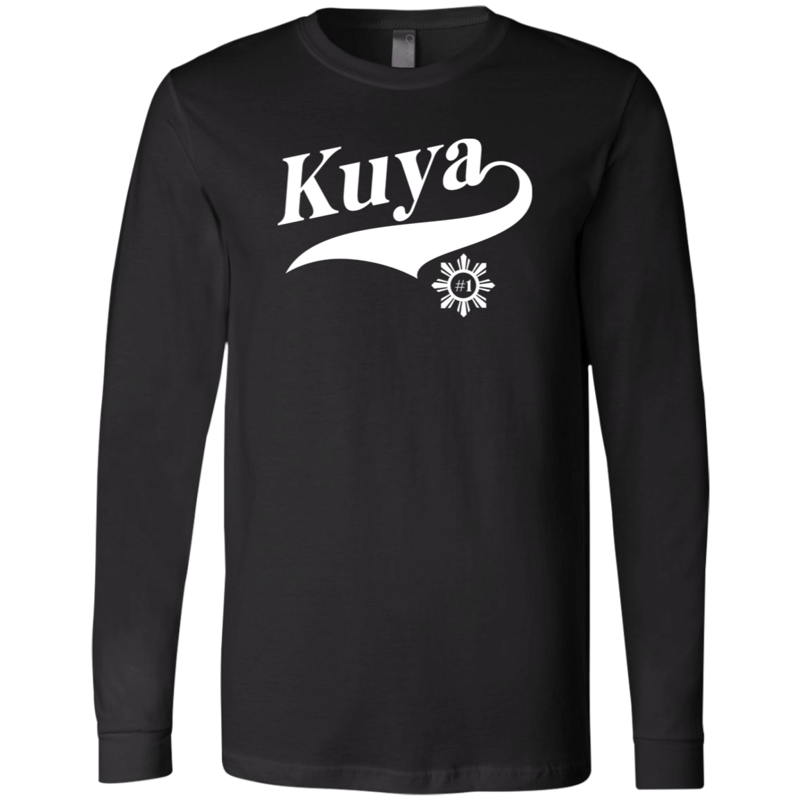 Number One Kuya Mens Jersey Long Sleeve T-Shirt