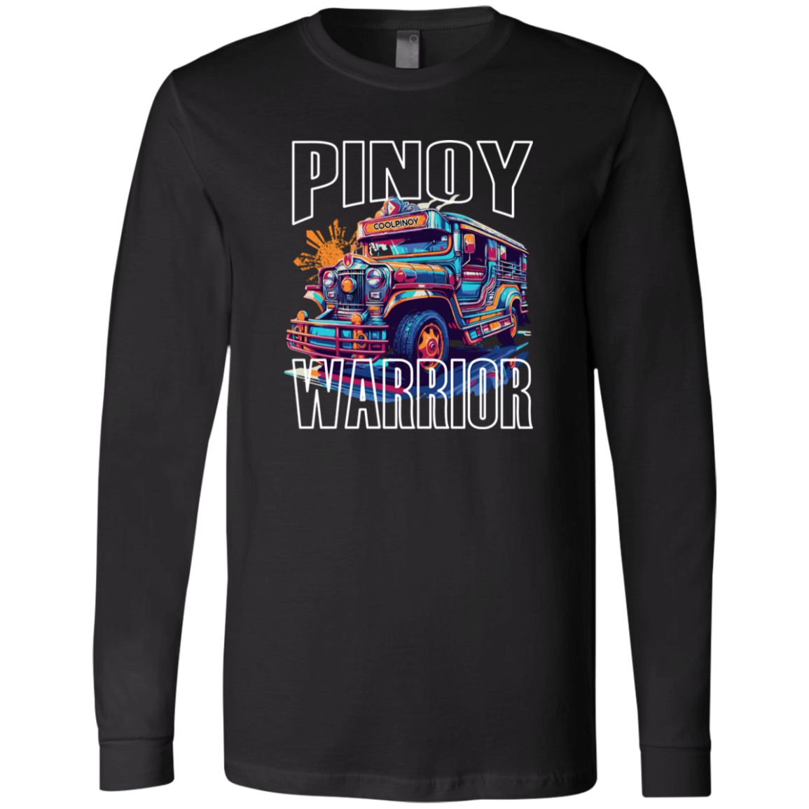 Filipino Warrior Jeepney Unisex Jersey Long Sleeve T-Shirt