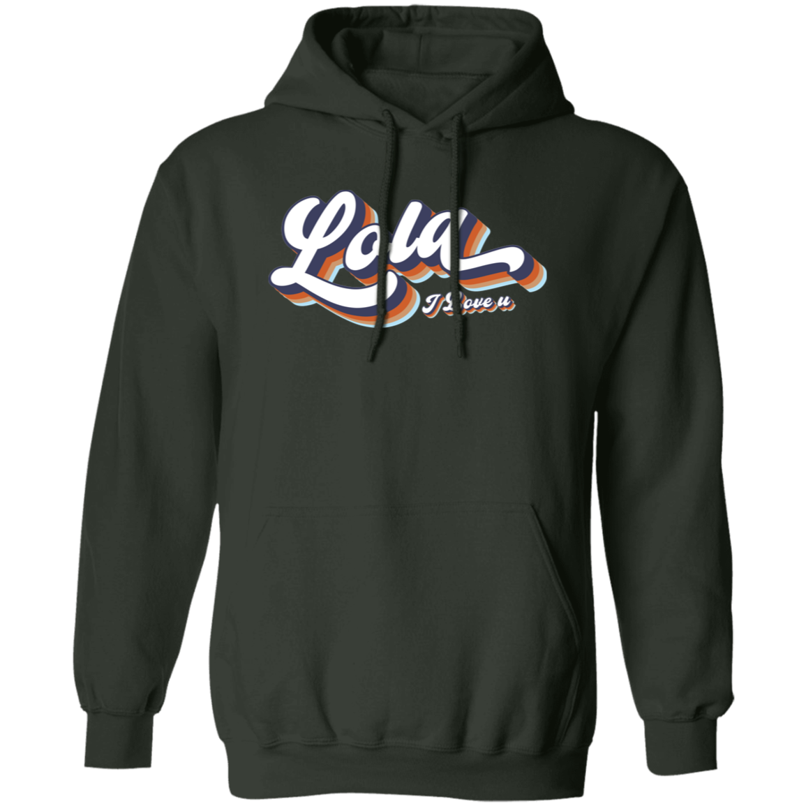 Lola I Love U Unisex Pullover Hoodie