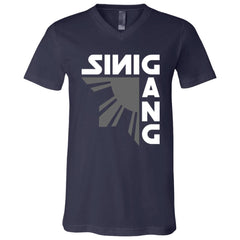 Sinigang Vertical Unisex Jersey V-Neck T-Shirt