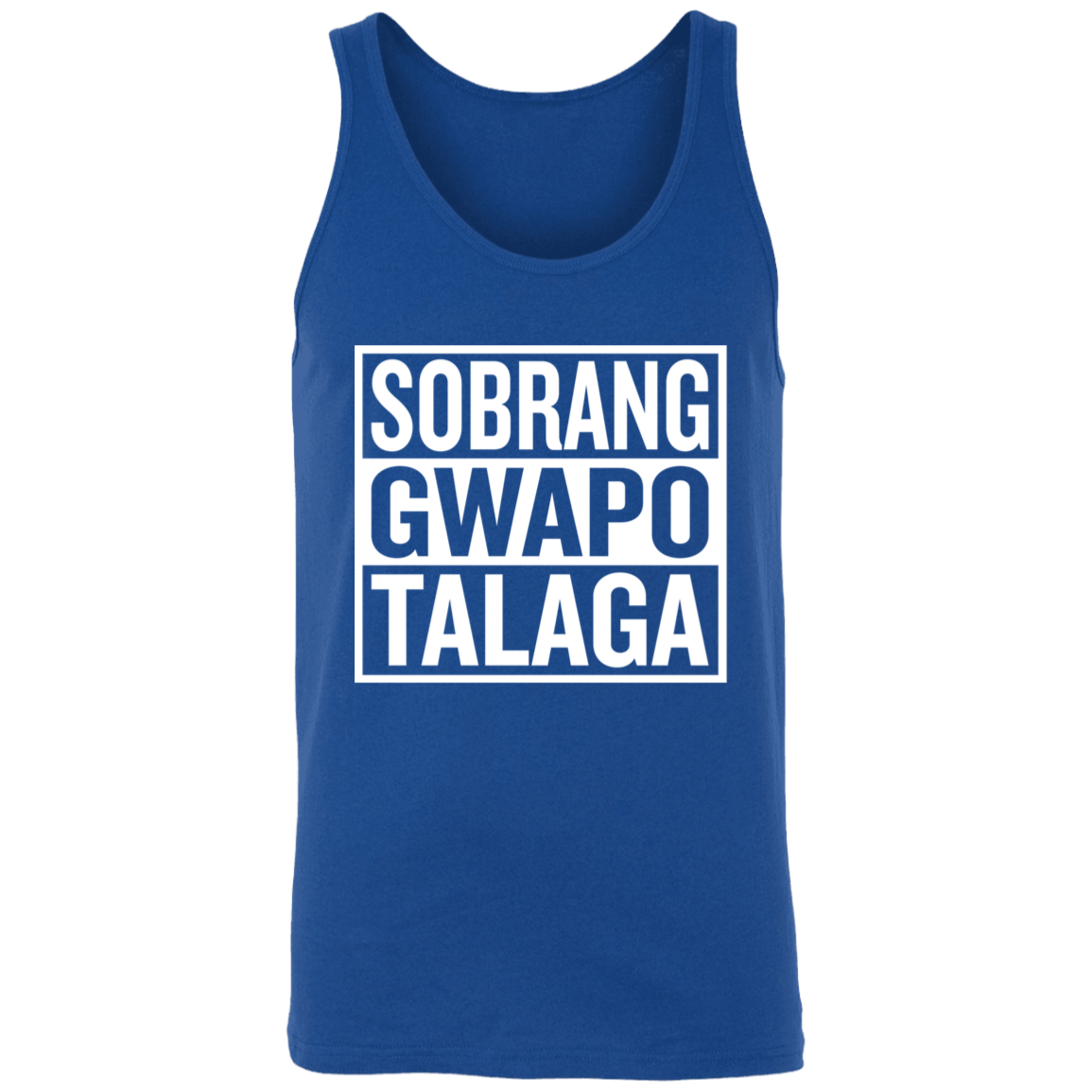 Sobrang Gwapo Talaga Unisex Cotton Tank Top