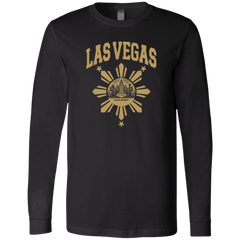 Las Vegas with Sun and Stars Unisex Jersey Long Sleeve T-Shirt