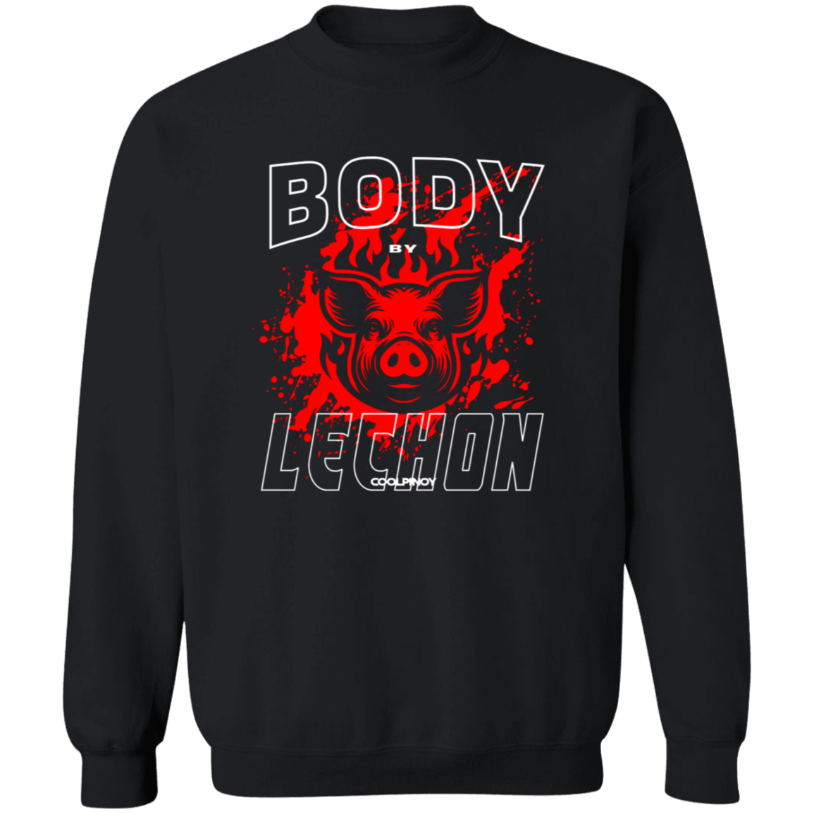 Body By Lechon Unisex Crewneck Pullover Sweatshirt