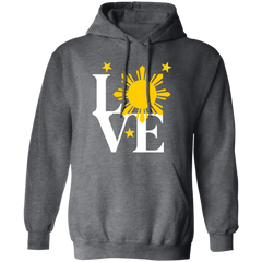 Love with Yellow Sun and Stars Unisex Pullover Hoodie