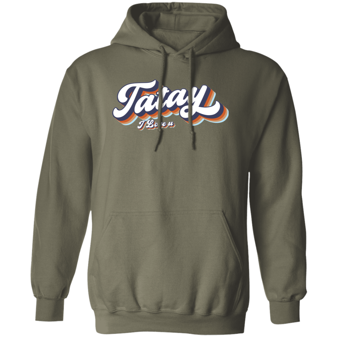 Tatay I Love U Unisex Pullover Hoodie