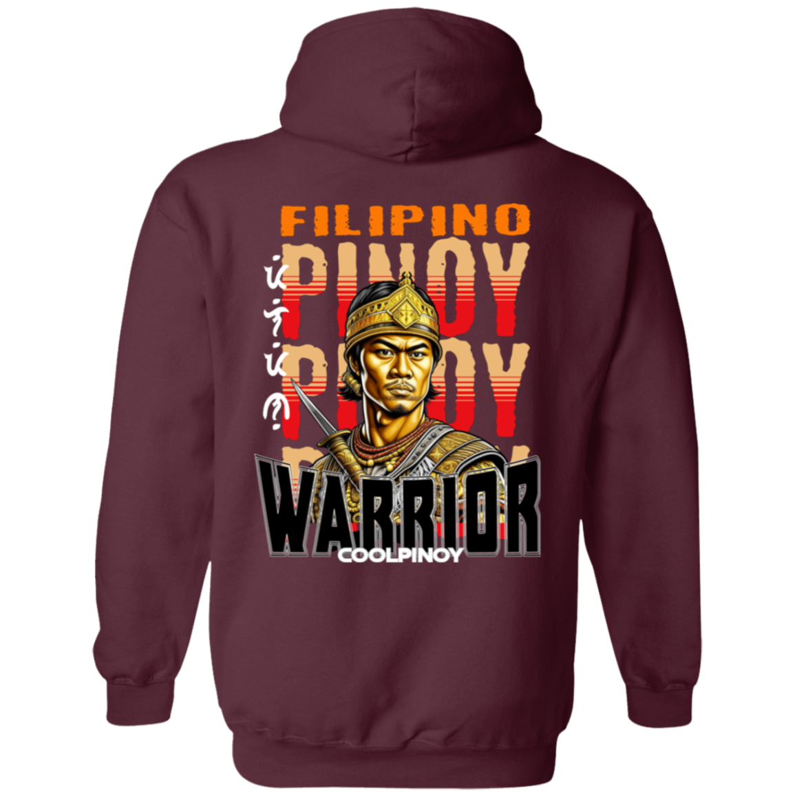 Filipino Warrior King Unisex Pullover Hoodie