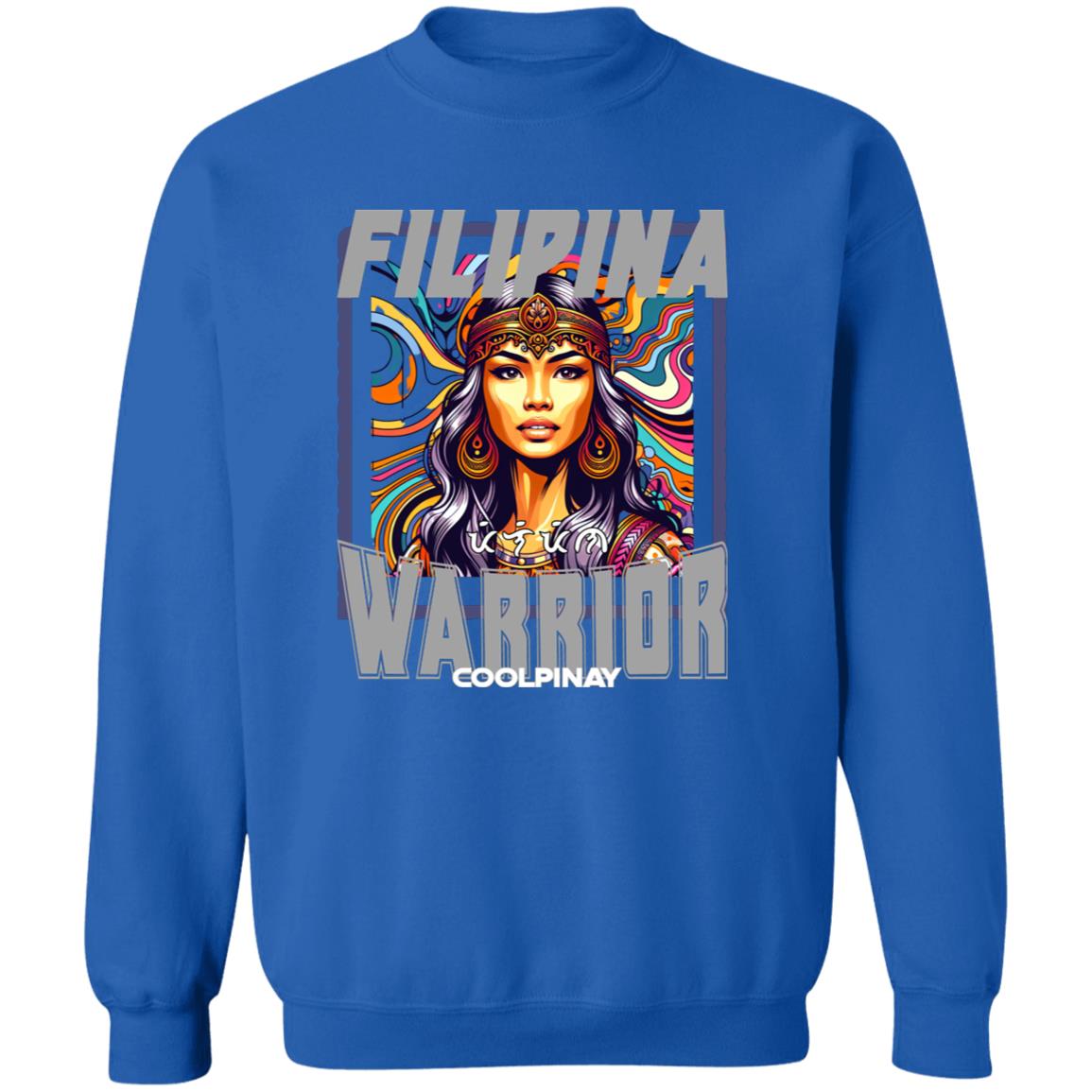 Filipina Warrior Beauty Unisex Crewneck Pullover Sweatshirt